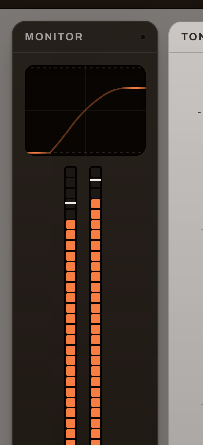 Spek Monitor with live transfer curve and meters