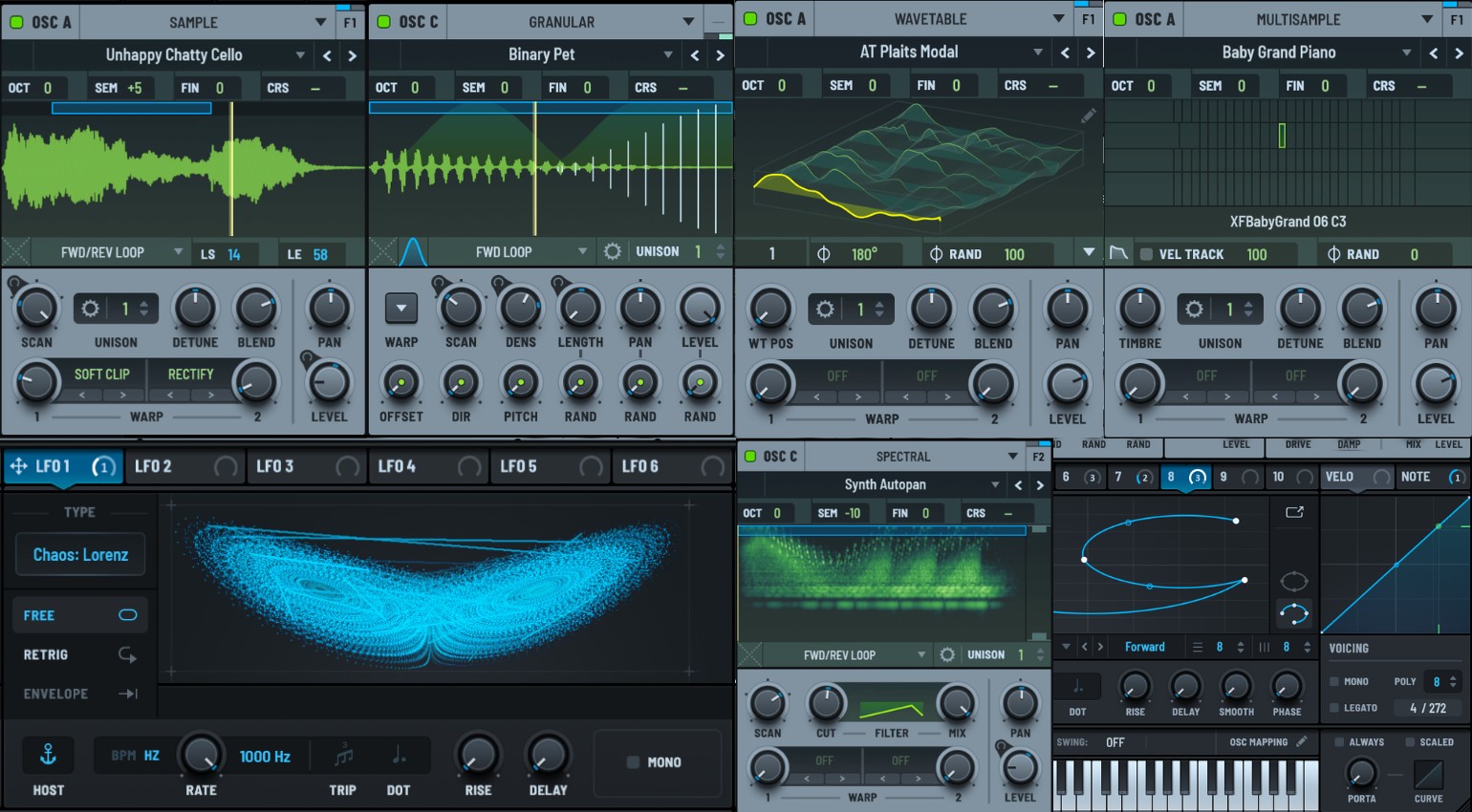 Xfer Serum interface